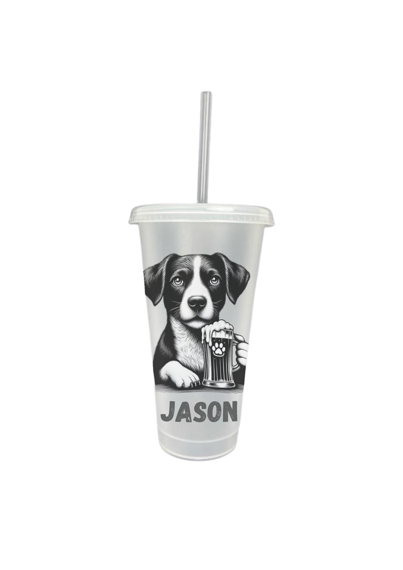 24oz Cold cups. Dog eat, Dog world.