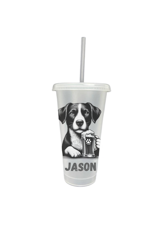 24oz Cold cups. Dog eat, Dog world.