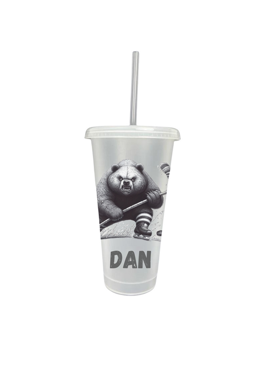 24oz Cold cup, Dont Poke the bear