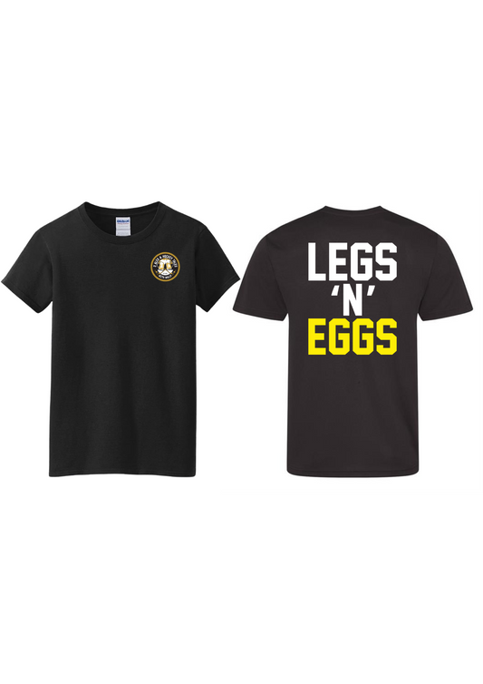 Legs ‘n’ eggs. 2 ales and hockey tales